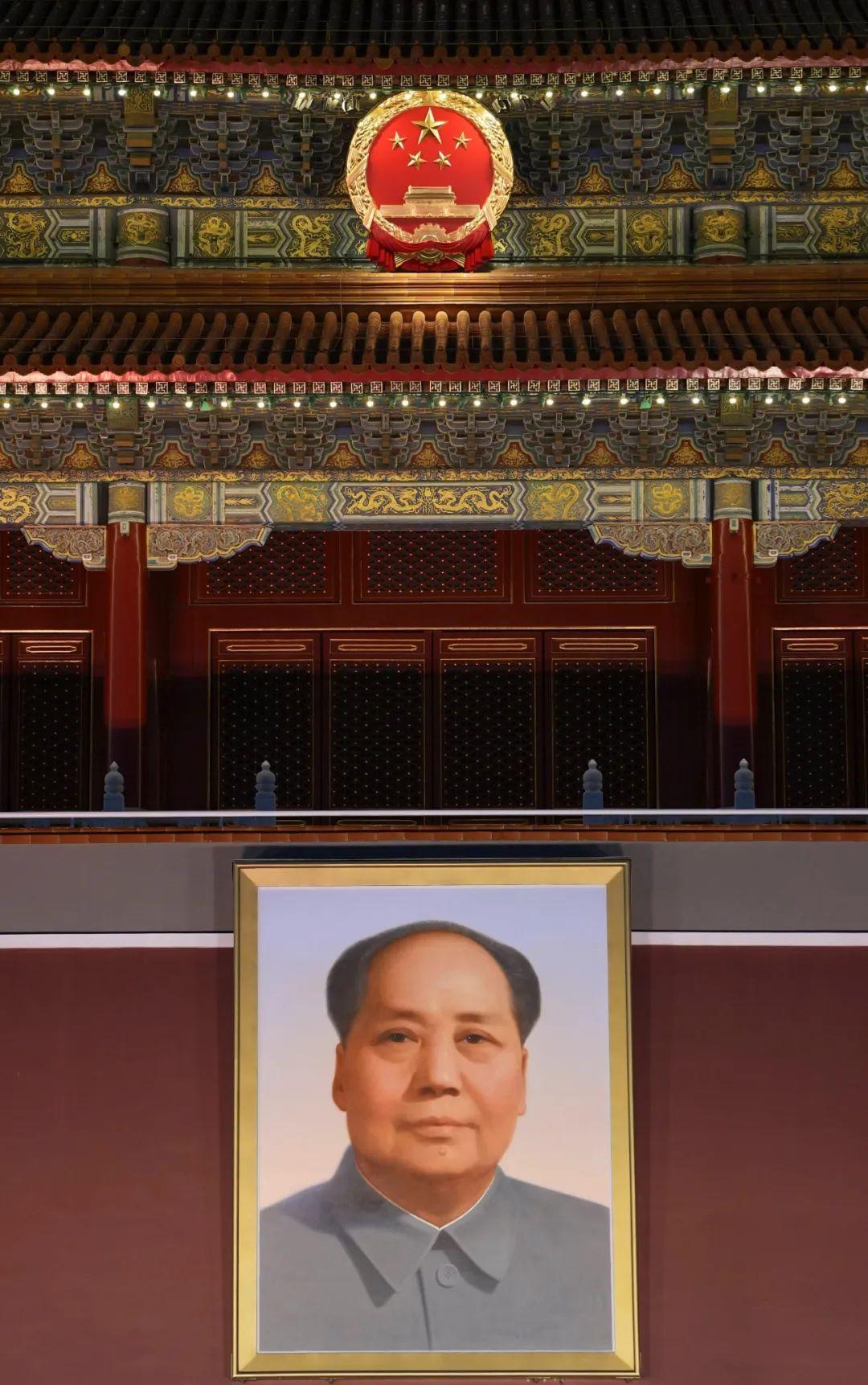 天安门城楼维护检修后重新亮相