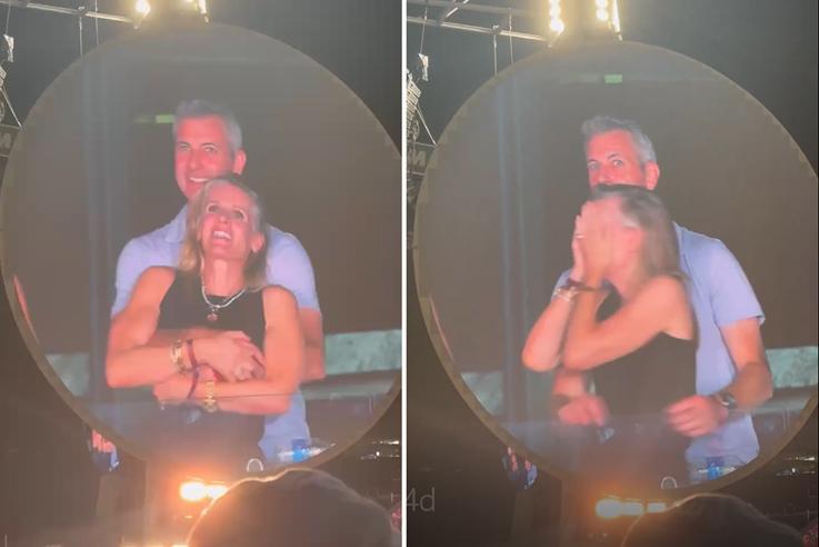 演唱会搂抱HR画面被疯传 CEO辞职