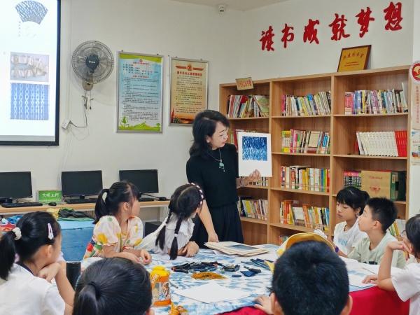 仓山区：童心向党 扎染芳华