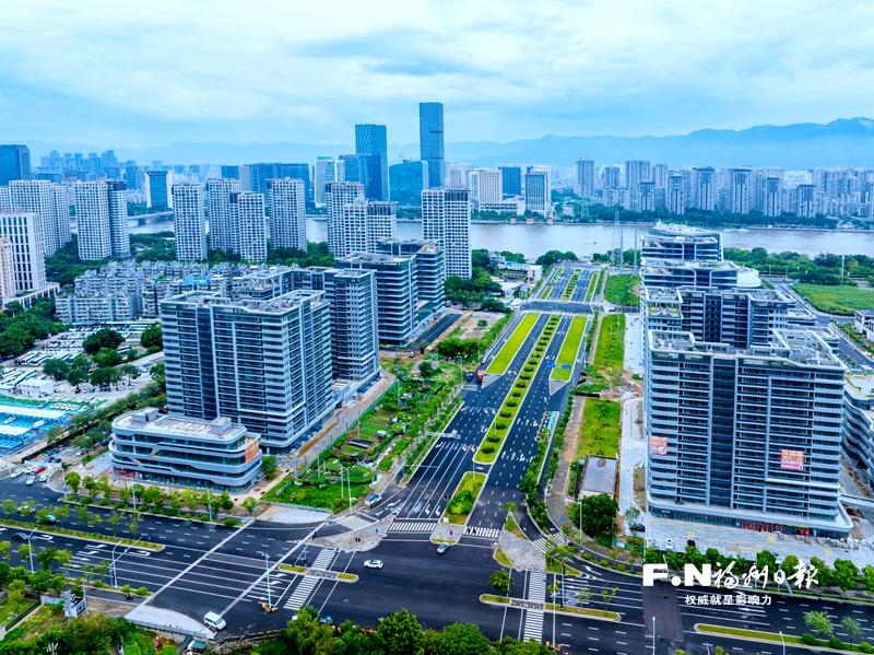 锦江路正式开放通行 江南CBD片区新增一南北向主干道