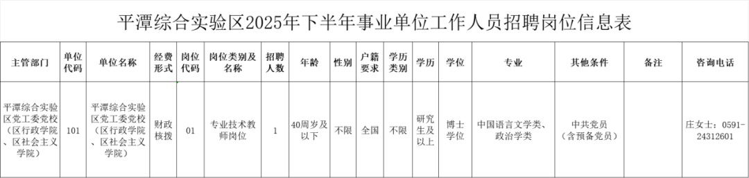 含编内、紧缺急需！福建一批事业单位正在招聘