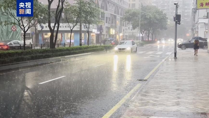 澳门发出黑色暴雨警告信号