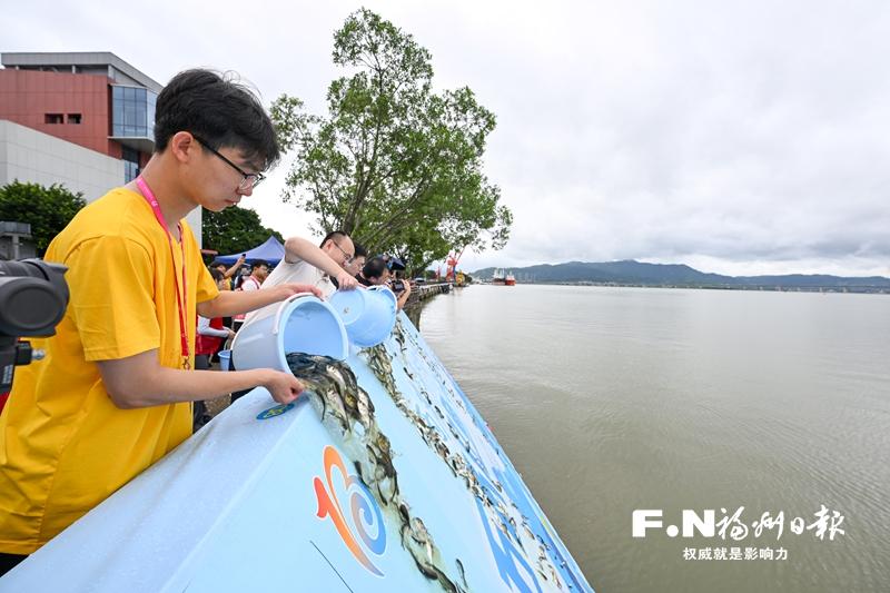 兩岸青年在榕增殖放流