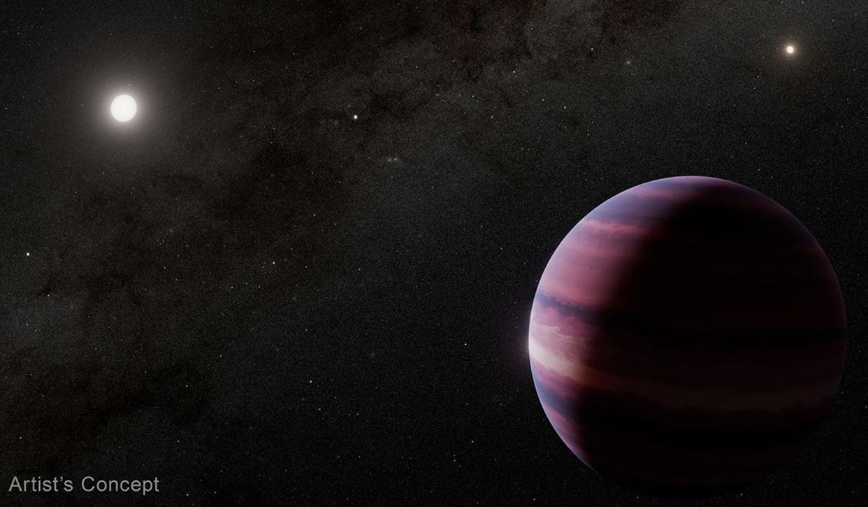 地球附近“三体”星系中观测到宜居带候选行星