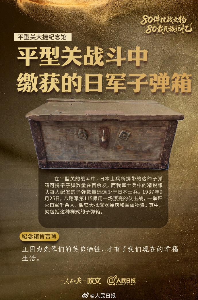 铭记！9件抗战文物见证血性抗争