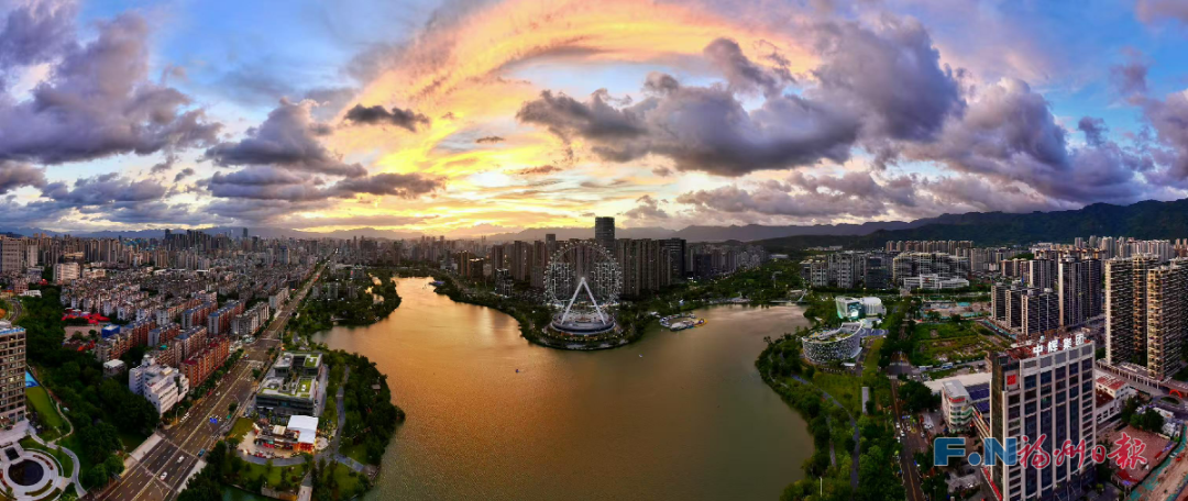 福州绝美晚霞上线！朋友圈刷屏！
