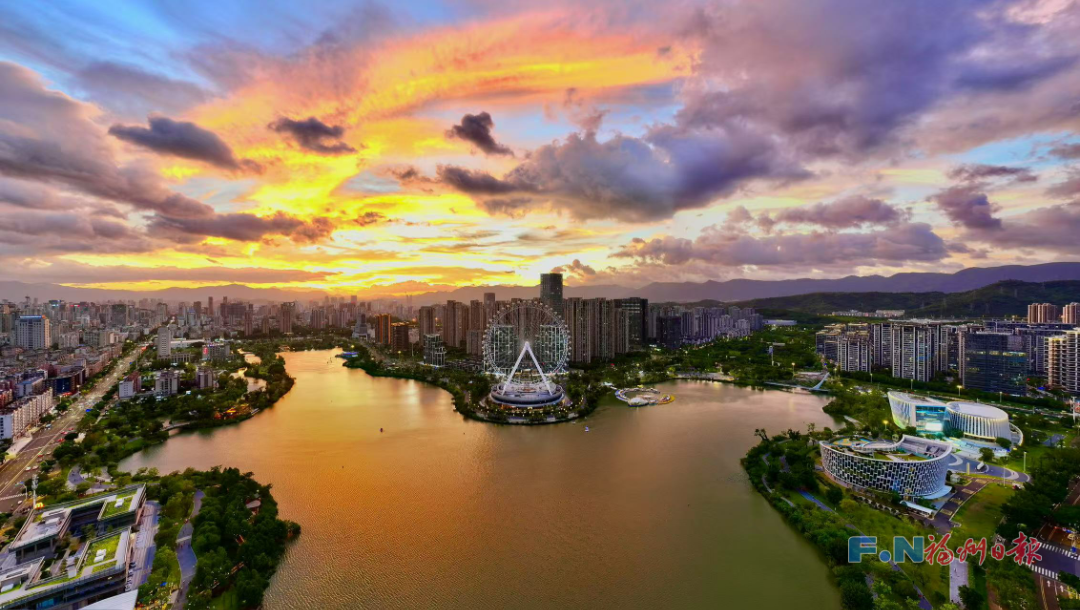 福州绝美晚霞上线！朋友圈刷屏！
