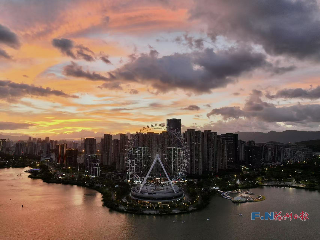 福州绝美晚霞上线！朋友圈刷屏！