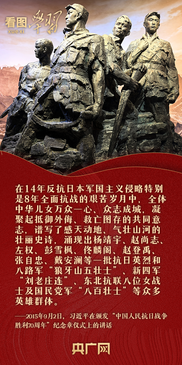 看图学习丨缅怀抗战先烈 和总书记一起致敬英雄