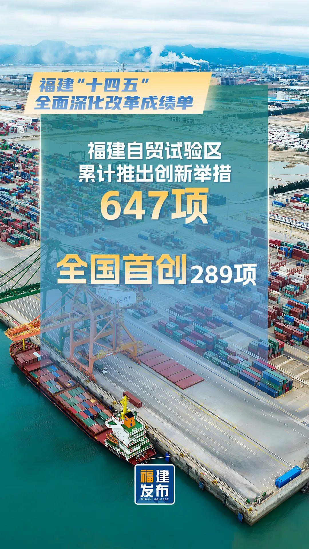 最新！福建公布改革成绩单