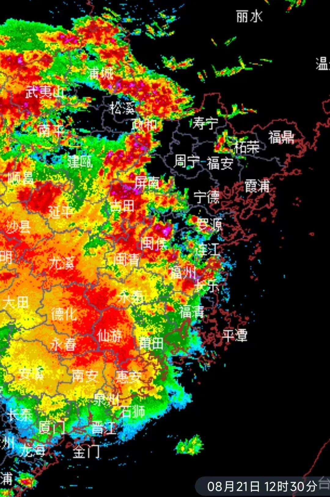 67条预警！福州一秒天黑！尽量别出门！