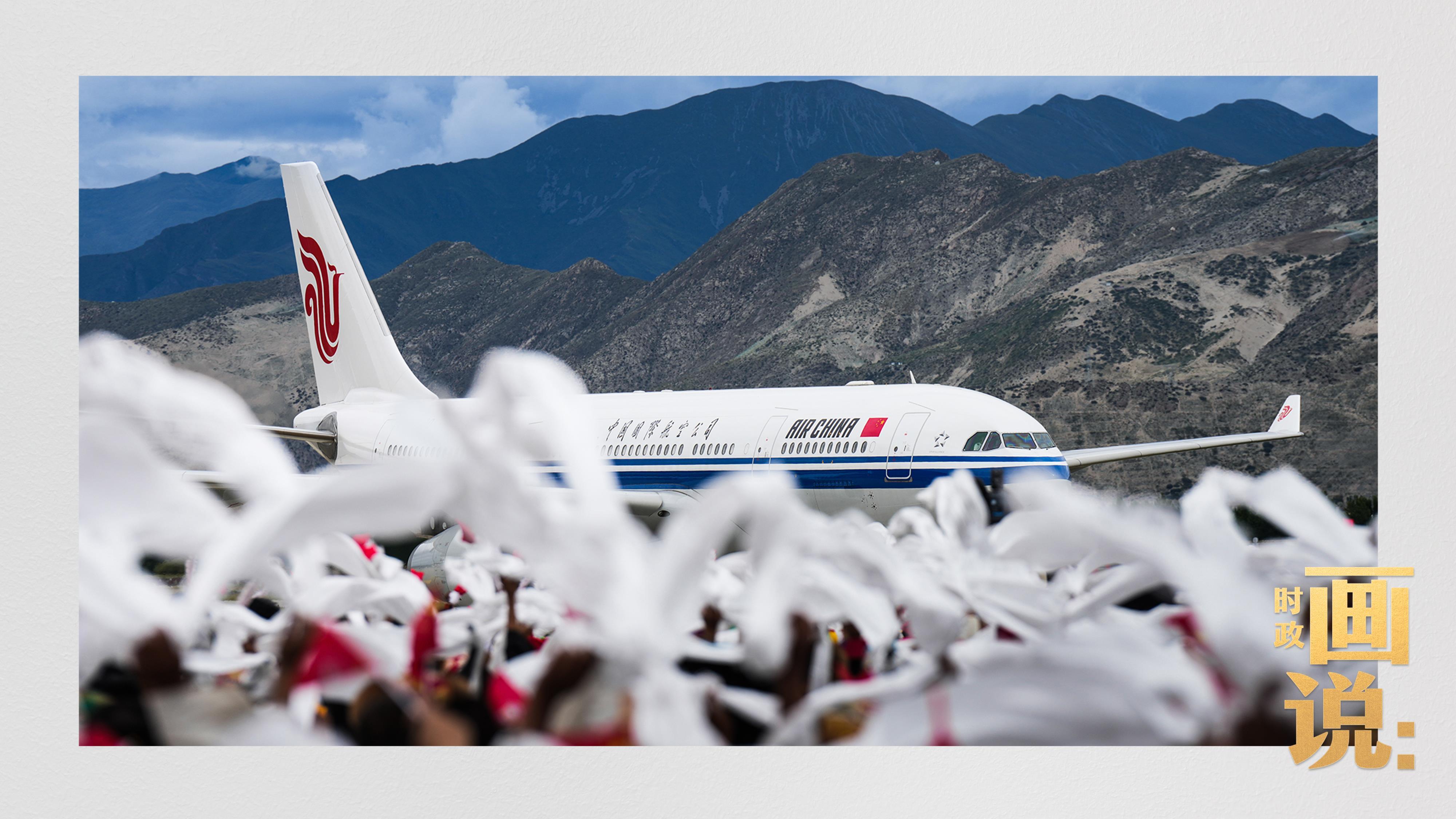 时政画说丨格桑花开