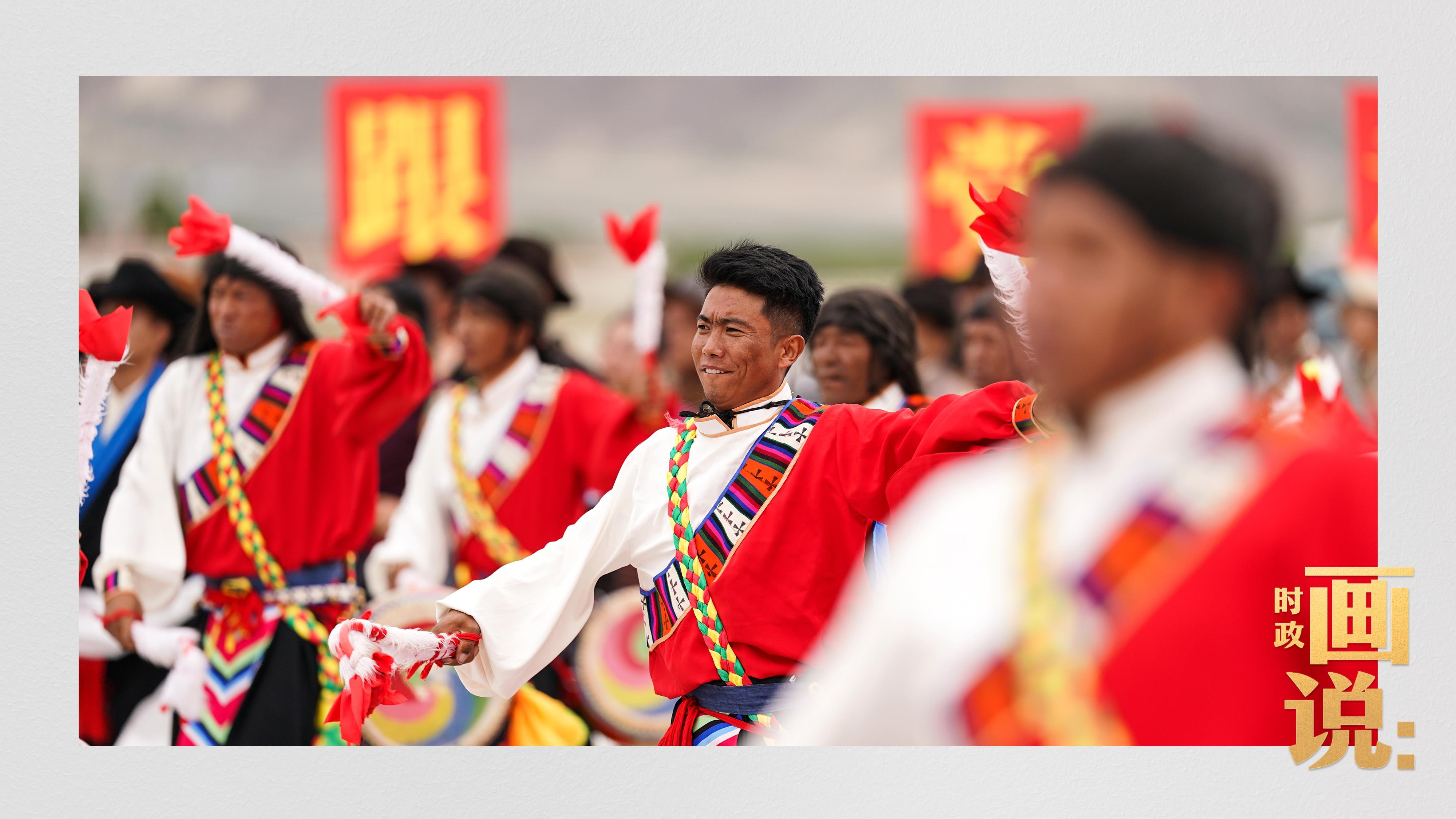 时政画说丨格桑花开