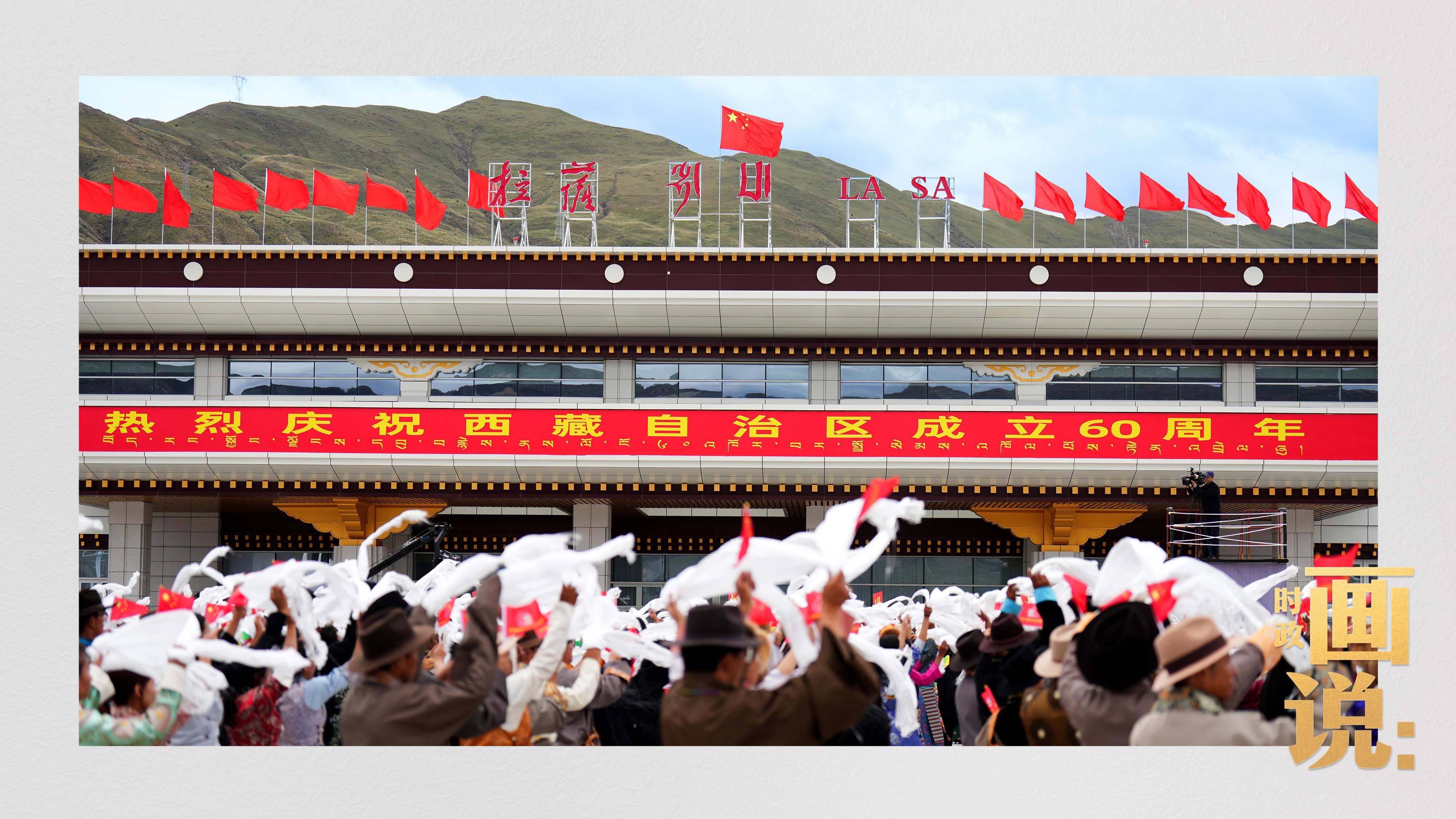 时政画说丨格桑花开