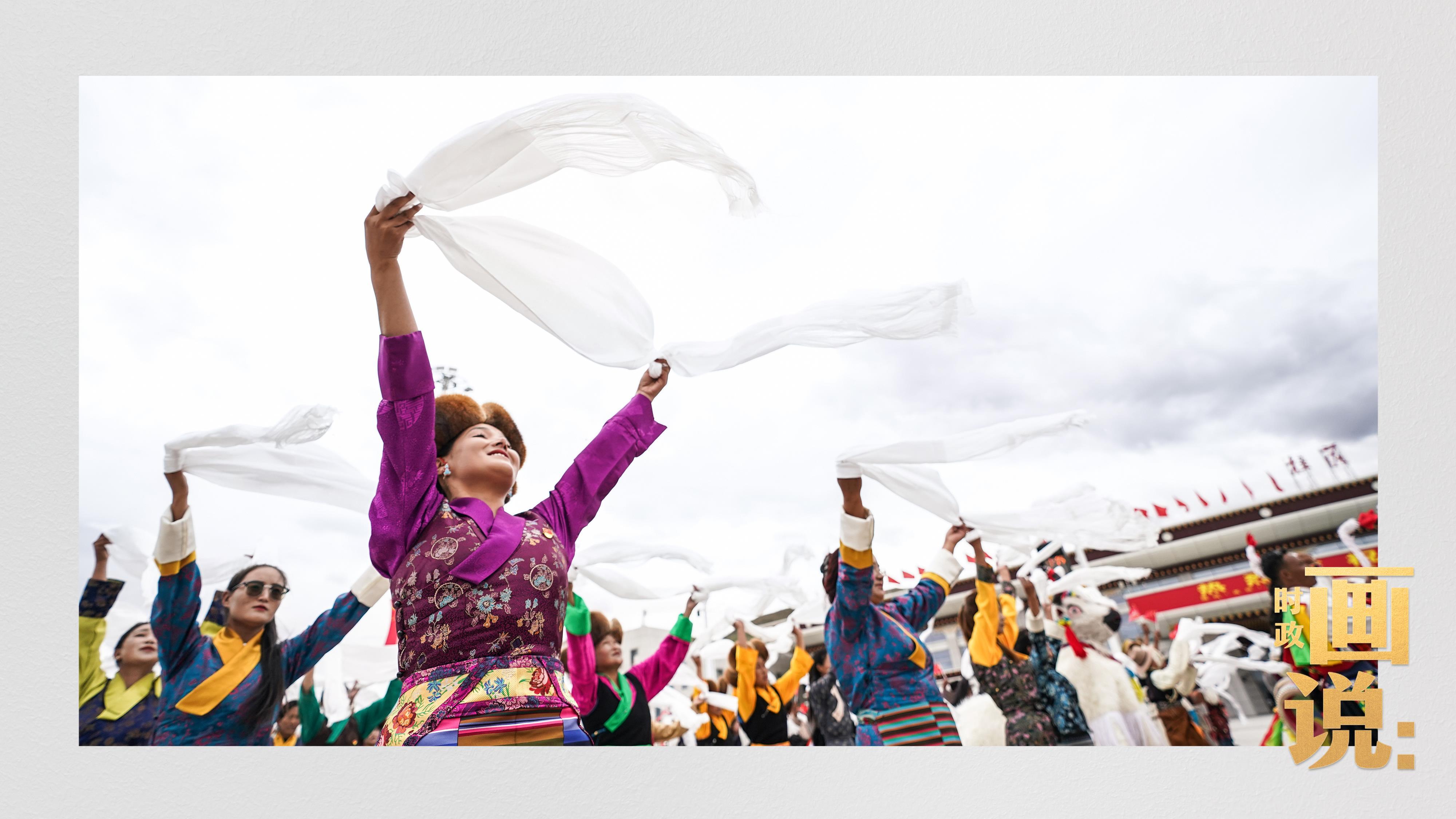 时政画说丨格桑花开