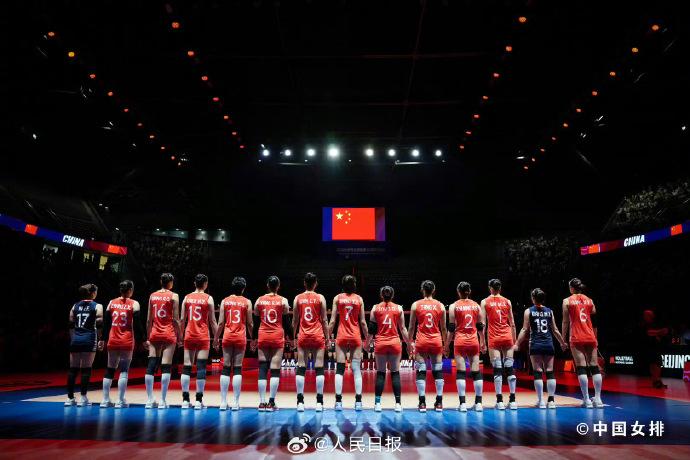 祝贺！中国女排首战开门红
