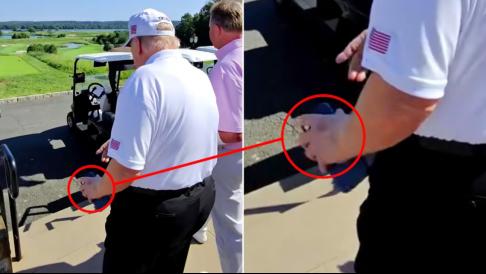 特朗普左手又添“新淤青” 白宫回应