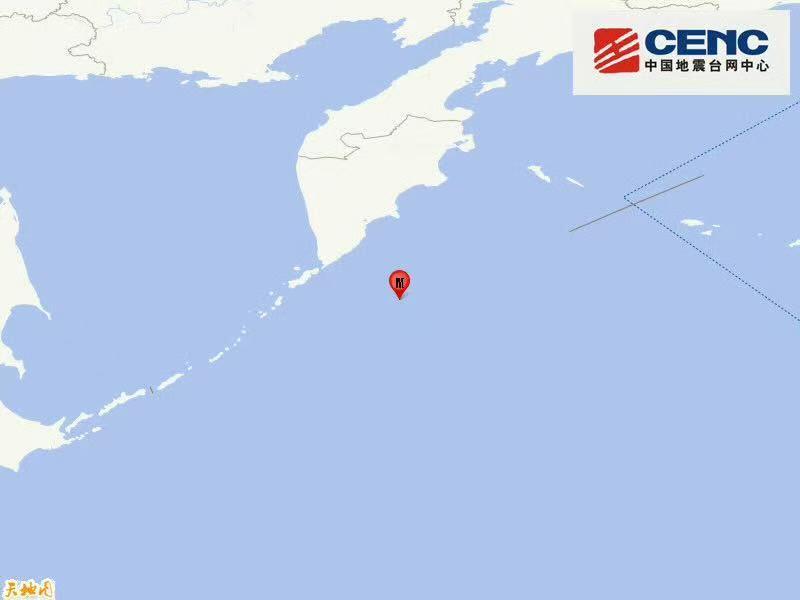 堪察加东岸远海发生6.3级地震 震源深度10千米