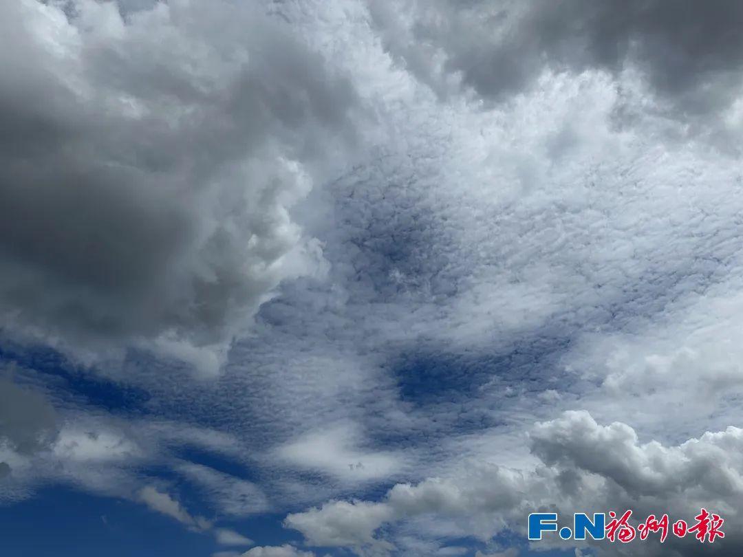 又有新台风？福建今天有分散性阵雨或雷阵雨！福州云量多，全天不定时有雨！