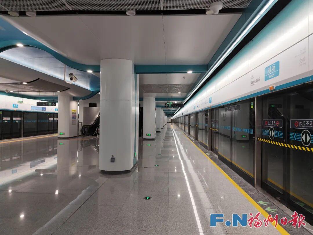 福州地铁机场站谍照来了！就在航站楼对面