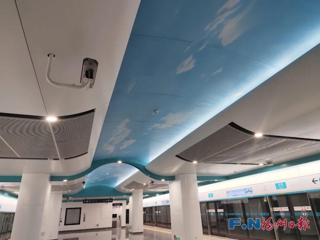 福州地铁机场站谍照来了！就在航站楼对面
