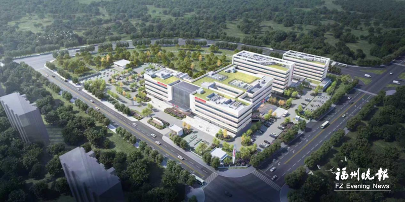 福州江阴港城医院封顶