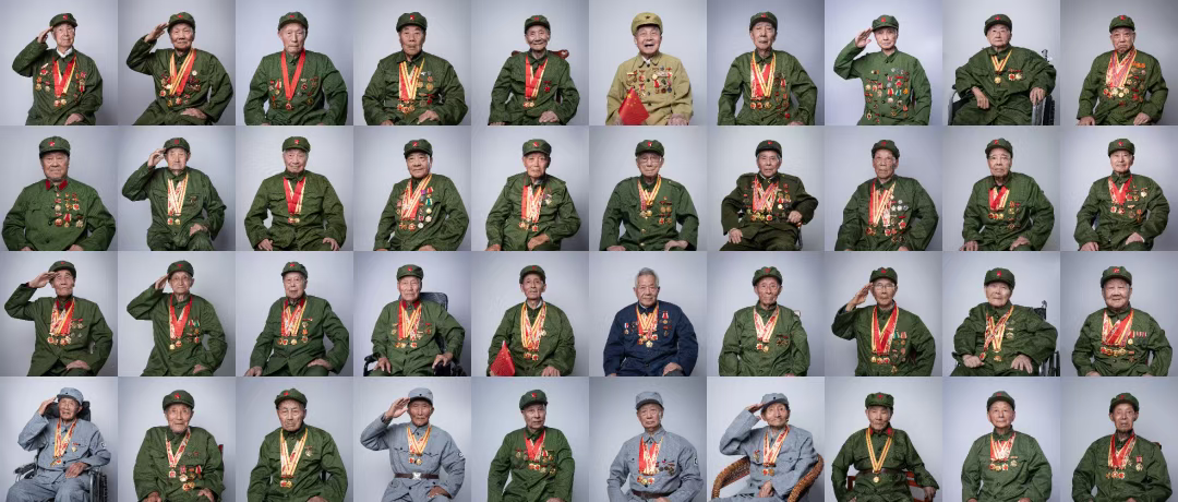 这6位与总书记握手的老战士是谁？