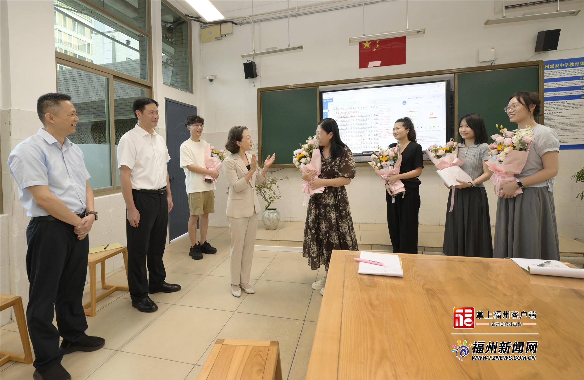 ​郭宁宁调研教育工作并看望慰问教师