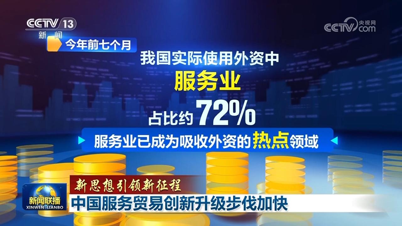 【新思想引领新征程】中国服务贸易创新升级步伐加快