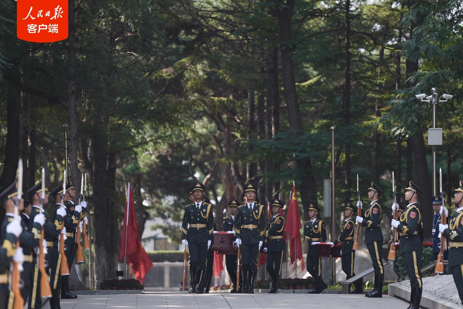 英雄安息！第十二批志愿军烈士遗骸安葬祭文