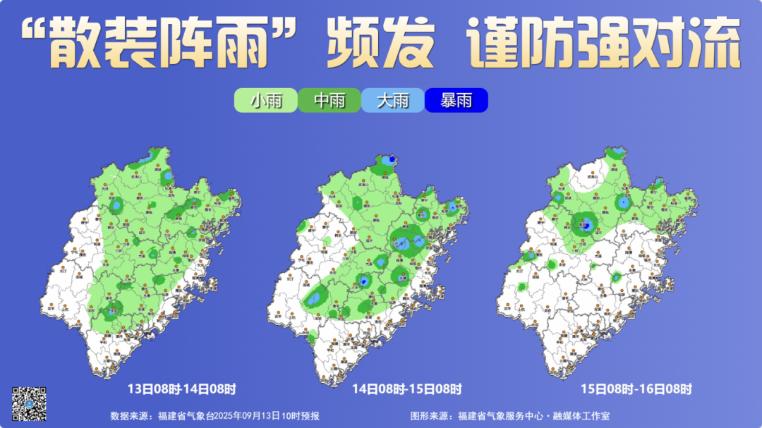 福建“散装阵雨”频发，谨防强对流