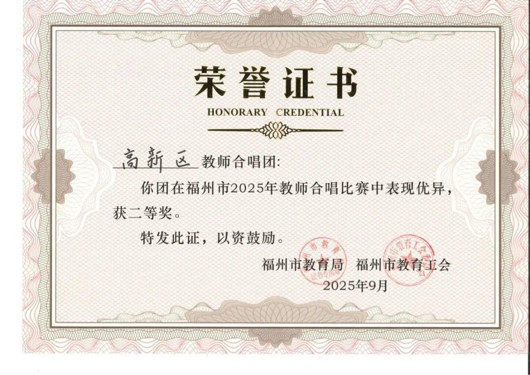 拿奖了！恭喜福州高新区这些老师！