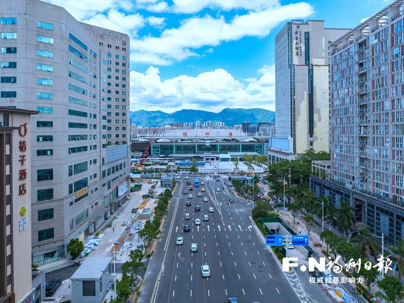 福州火车站周边升级改造即将完成