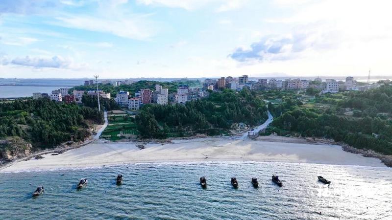 福清湾海洋生态保护修复项目竣工 东壁岛修复两处沙滩