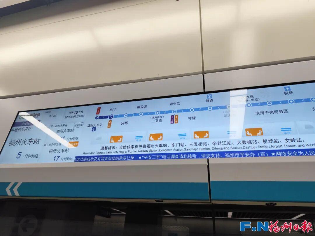 人潮涌动！福州滨海快线发车！名场面来了→