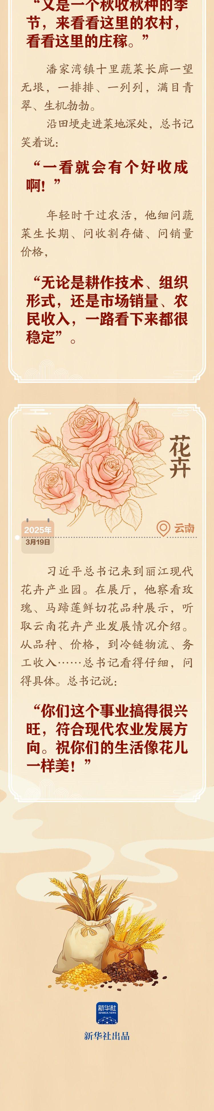 学习新语｜跟着总书记脚步，走过四季庆丰收