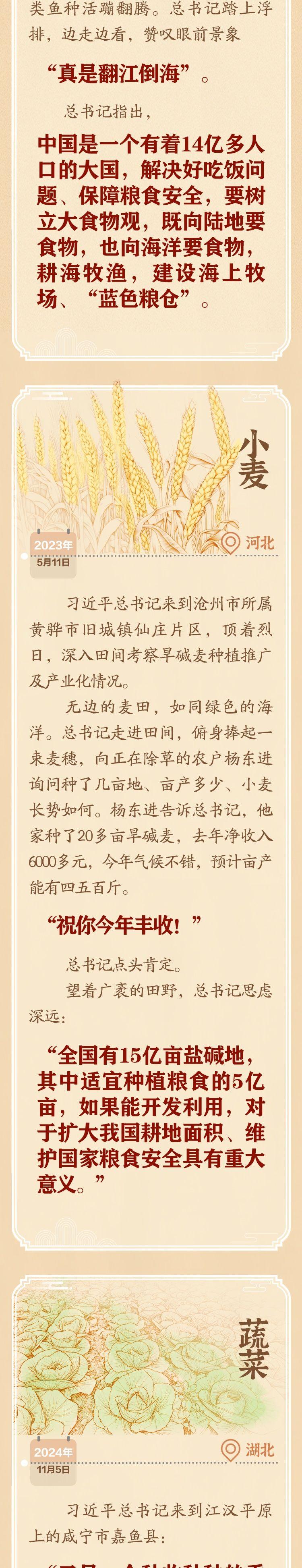 学习新语｜跟着总书记脚步，走过四季庆丰收