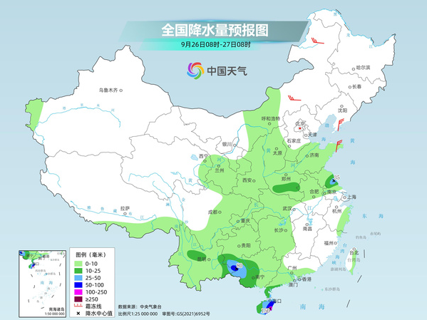 “桦加沙”登陆后华南仍有强风雨 福州今起至周末最高温维持在34℃