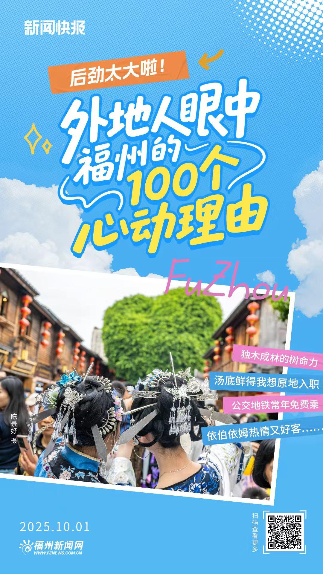 后劲太大啦！外地人眼中福州的100个心动理由