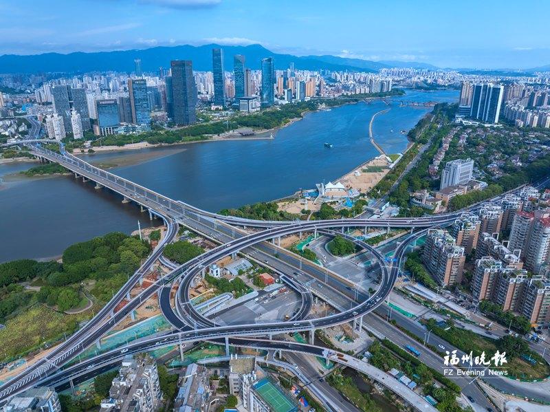 4条新建机动车匝道通车 金山大桥闽江大道“手牵手”