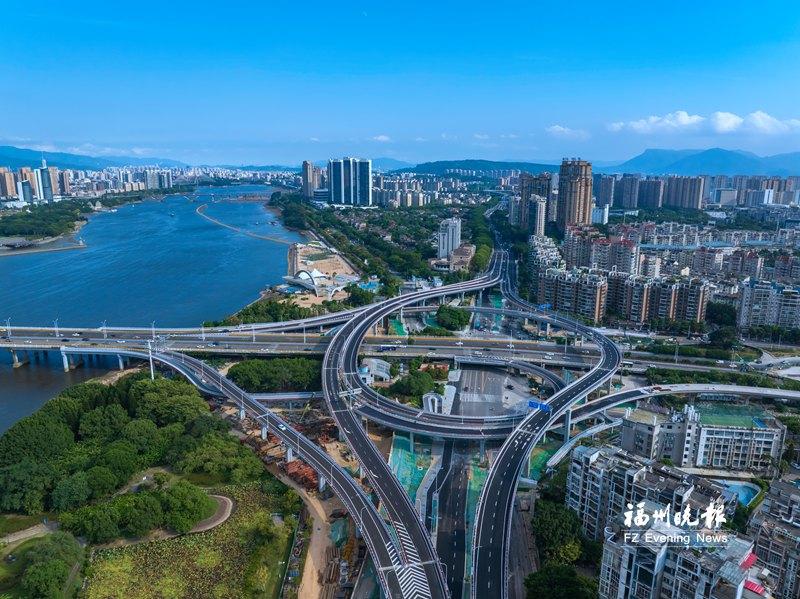 4条新建机动车匝道通车 金山大桥闽江大道“手牵手”