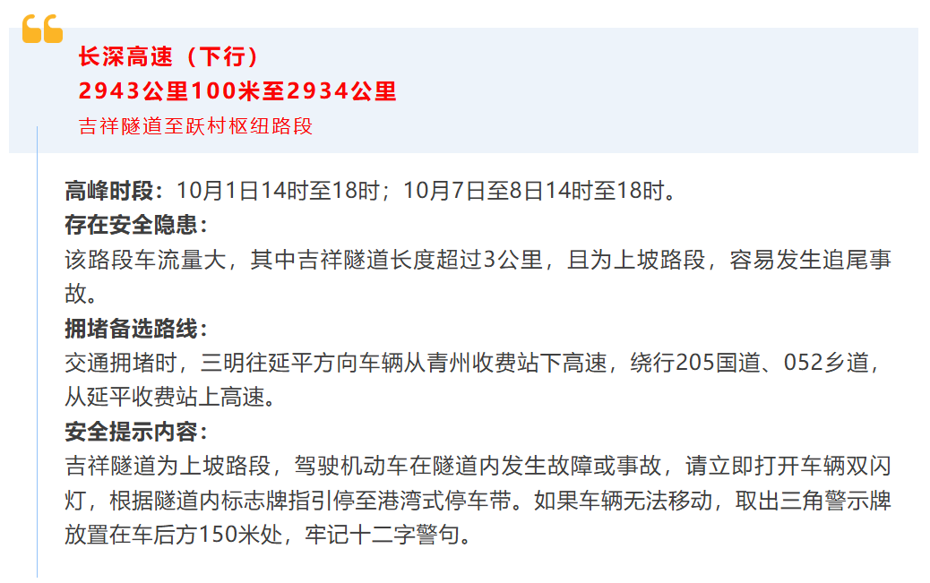 返程高峰已来临，这些易拥堵时段、路段注意避开！