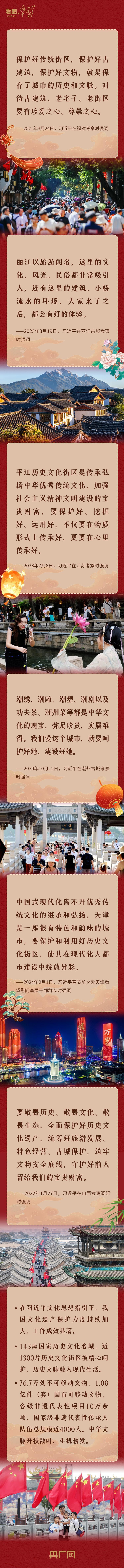 看图学习·文脉华章丨寻中华文脉 跟着总书记“打卡”古城老街