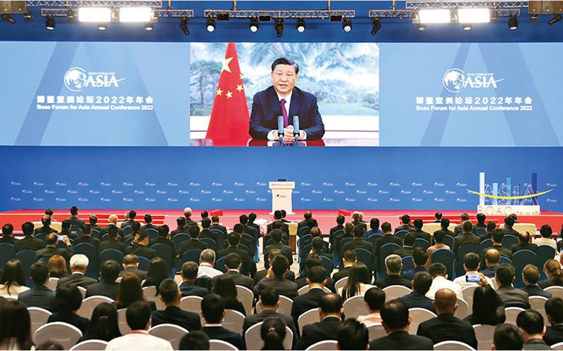 习近平：推动落实全球发展倡议、全球安全倡议、全球文明倡议、全球治理倡议