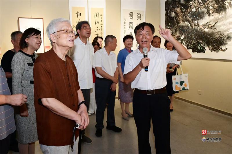 老有福｜以艺术之名致敬不老岁月 “银杏百福”书画摄影展在福州开幕