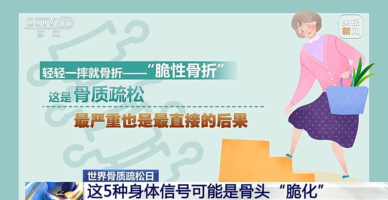 你的骨头还结实吗？5道题自测骨质疏松风险 答中一个就要当心