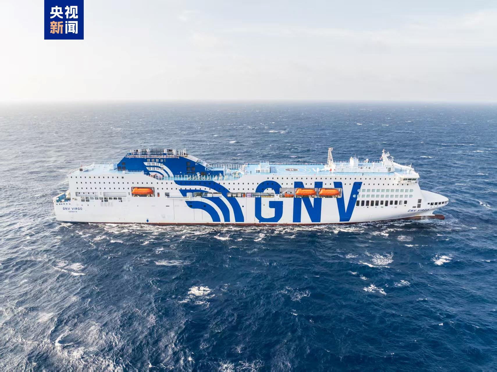 船舶内装100%国产化 我国首艘自研大型出口双燃料客滚船