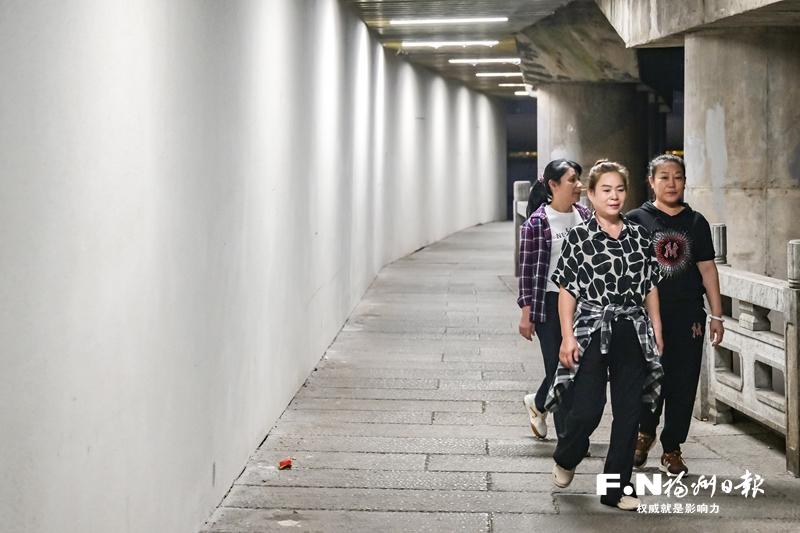 福州江滨西大道闽水园下穿通道开放通行