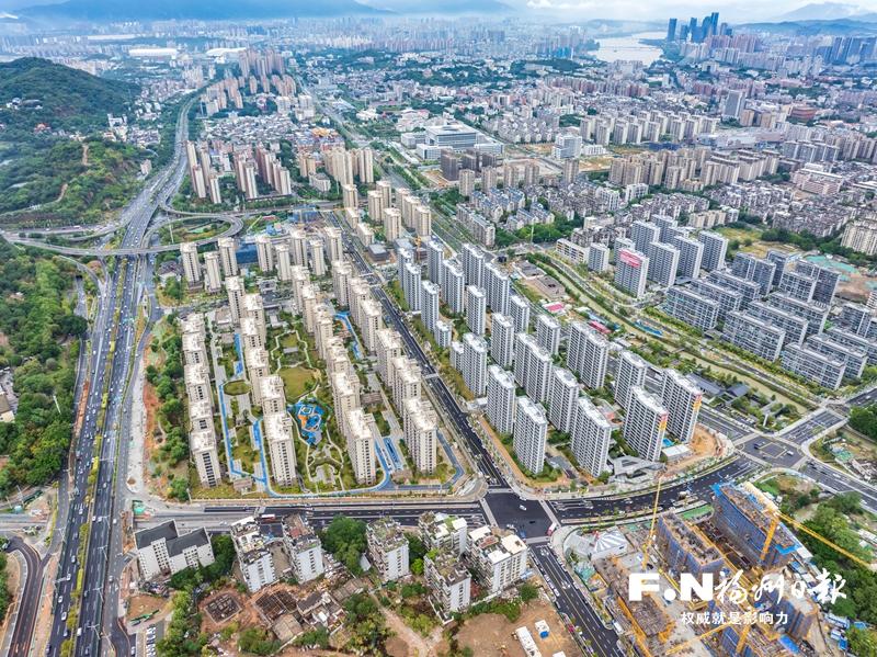 福州仓山白湖北园片区路网基本成形 8条道路助市民畅通出行