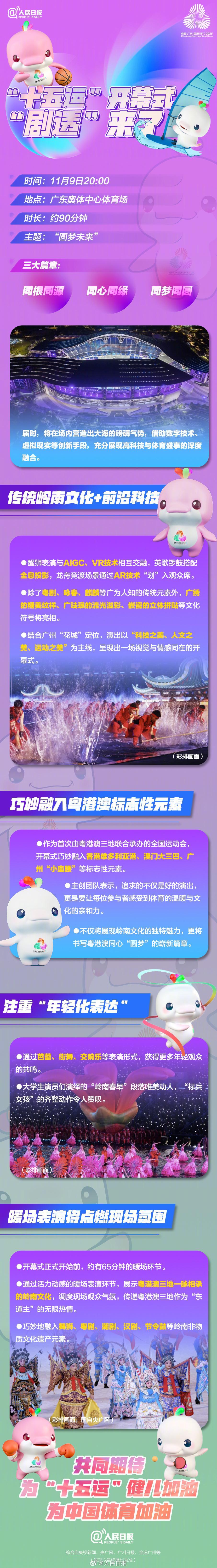 “十五运”开幕式“剧透”来了